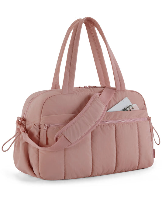The All-Set Weekender Duffel In Rosy Pink