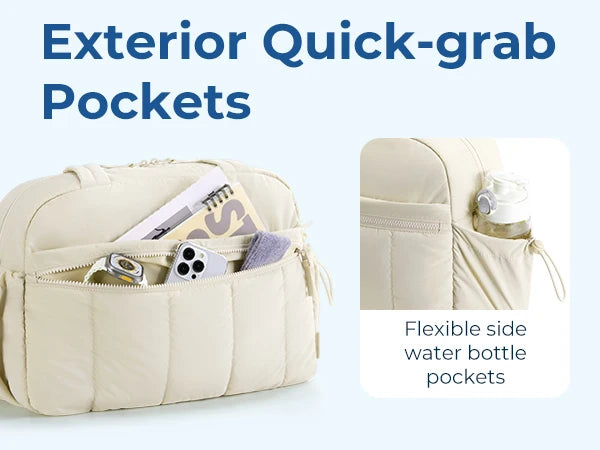 The All-Set Weekender Duffel In Beige