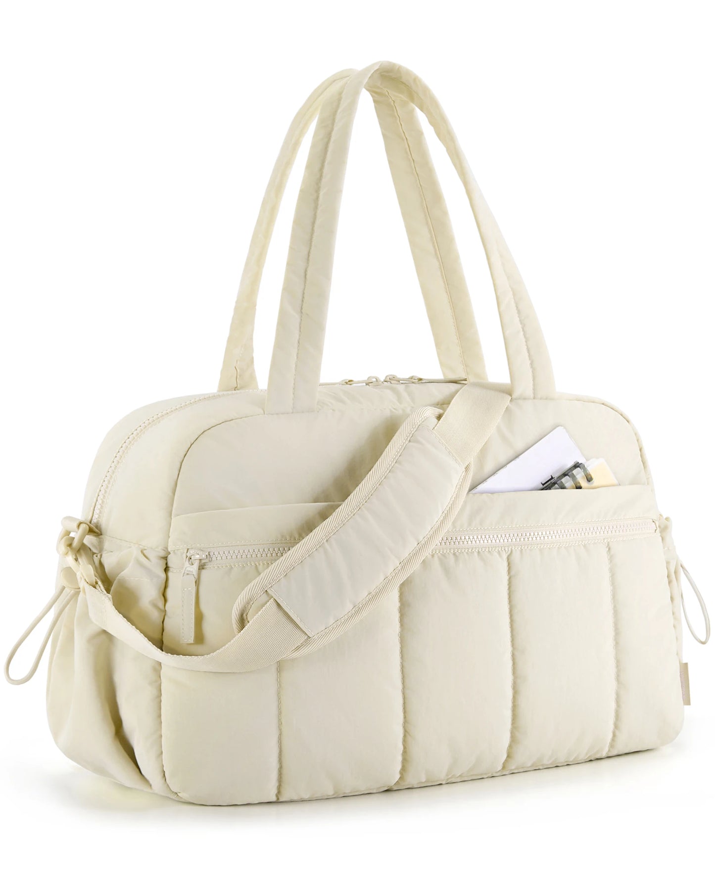 The All-Set Weekender Duffel In Beige
